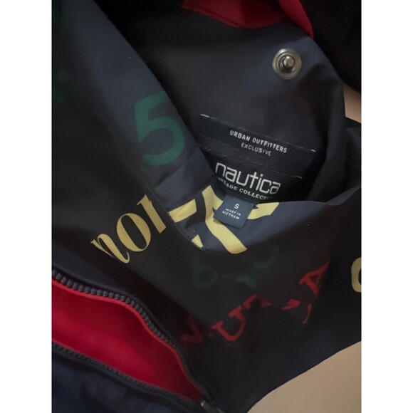 Nautica Blue Water Challenge Vintage 90’s Reversible Jacket Full Zip Size small - Picture 5 of 12
